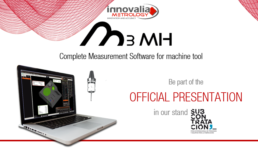 Innovalia Messtechnik stellt M3MH auf der Subcontratación Messe am 8. Juni vor.