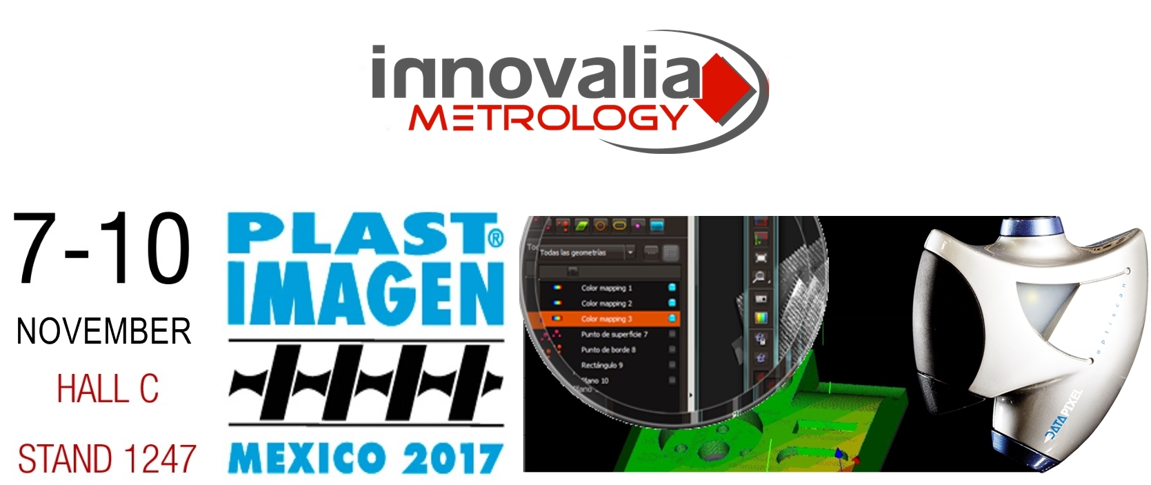 Innovalia Metrology presents Metrology 4.0 solutions at the PlastIMAGEN exhibition in Mexico