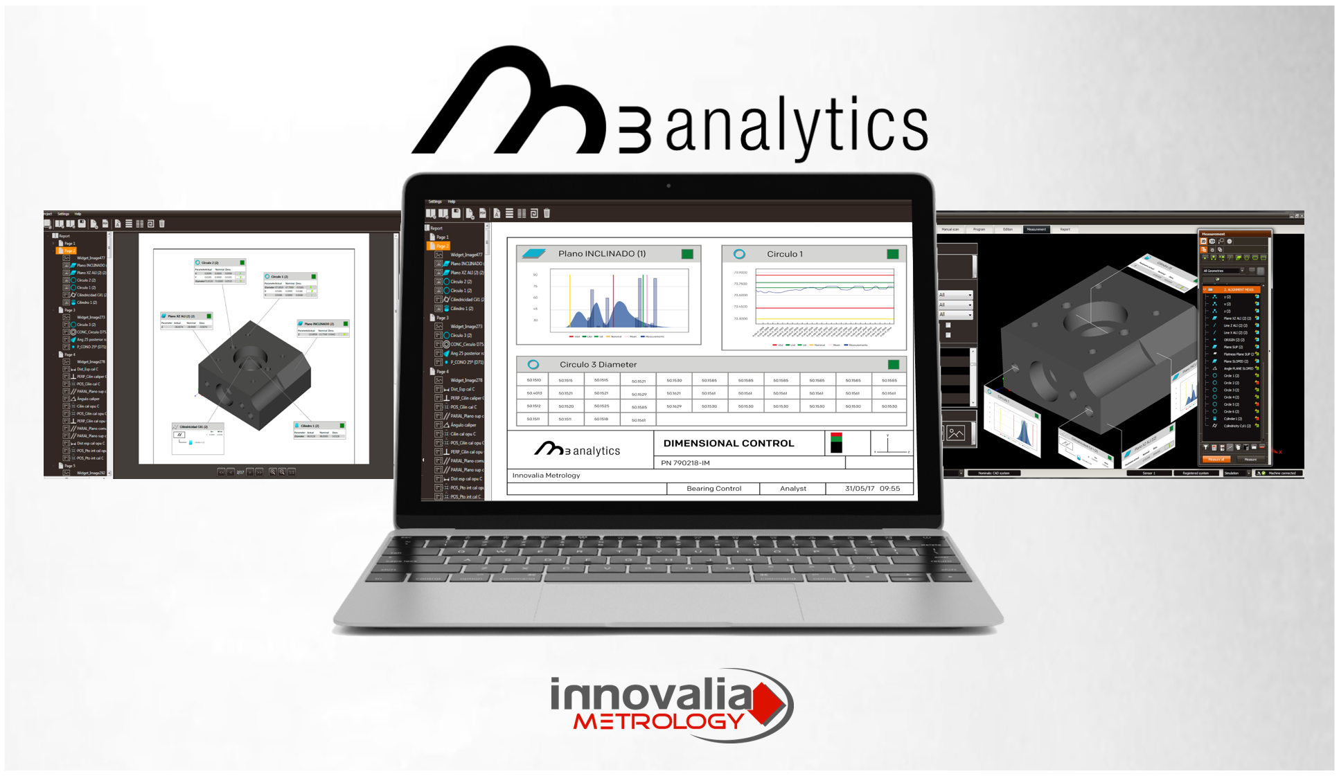M3 Analytics: Analiza y mejora tu producción en función de los datos de calidad de tus piezas