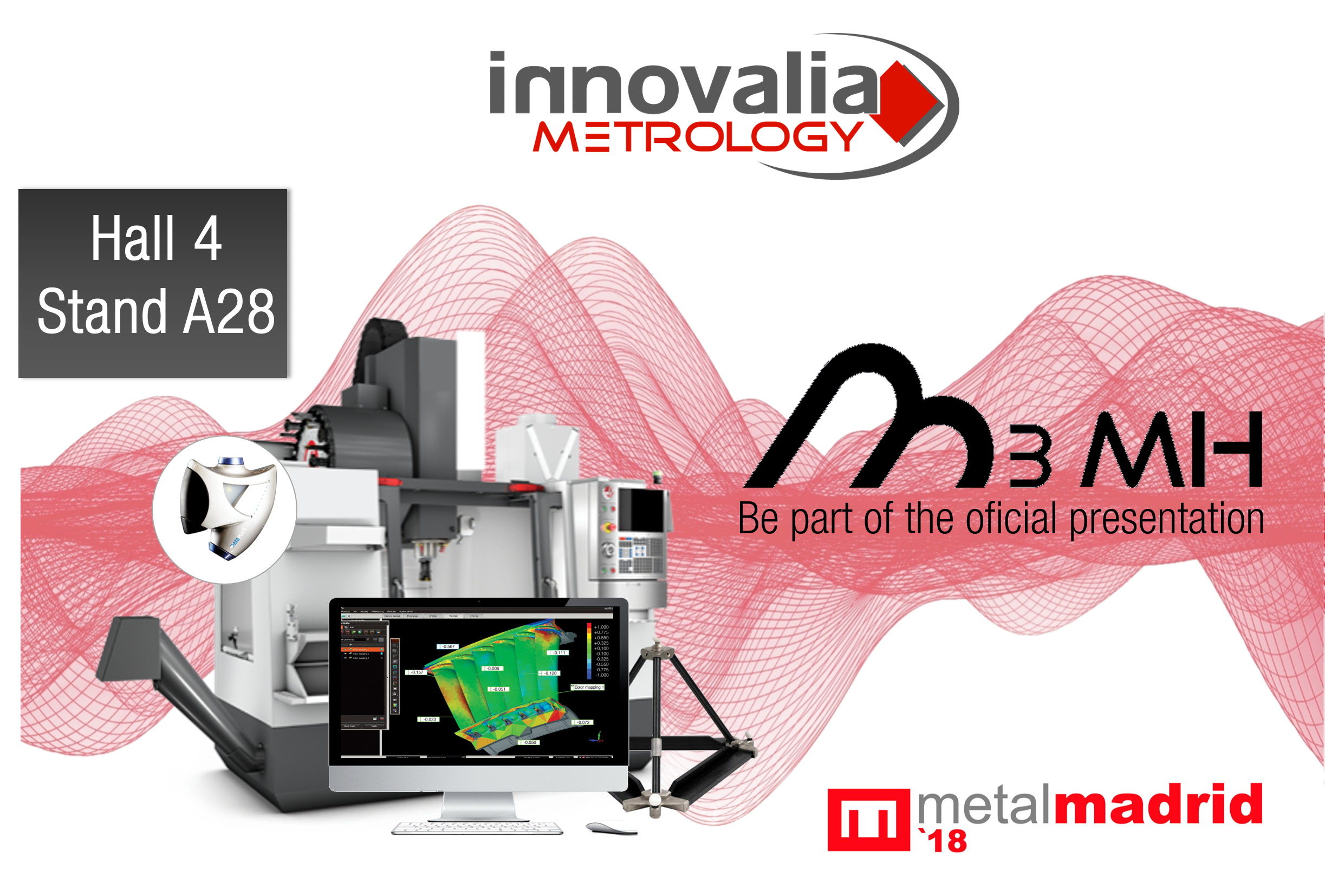 Innovalia Metrology shows the M3 experience with its metrological solutions at Metalmadrid.