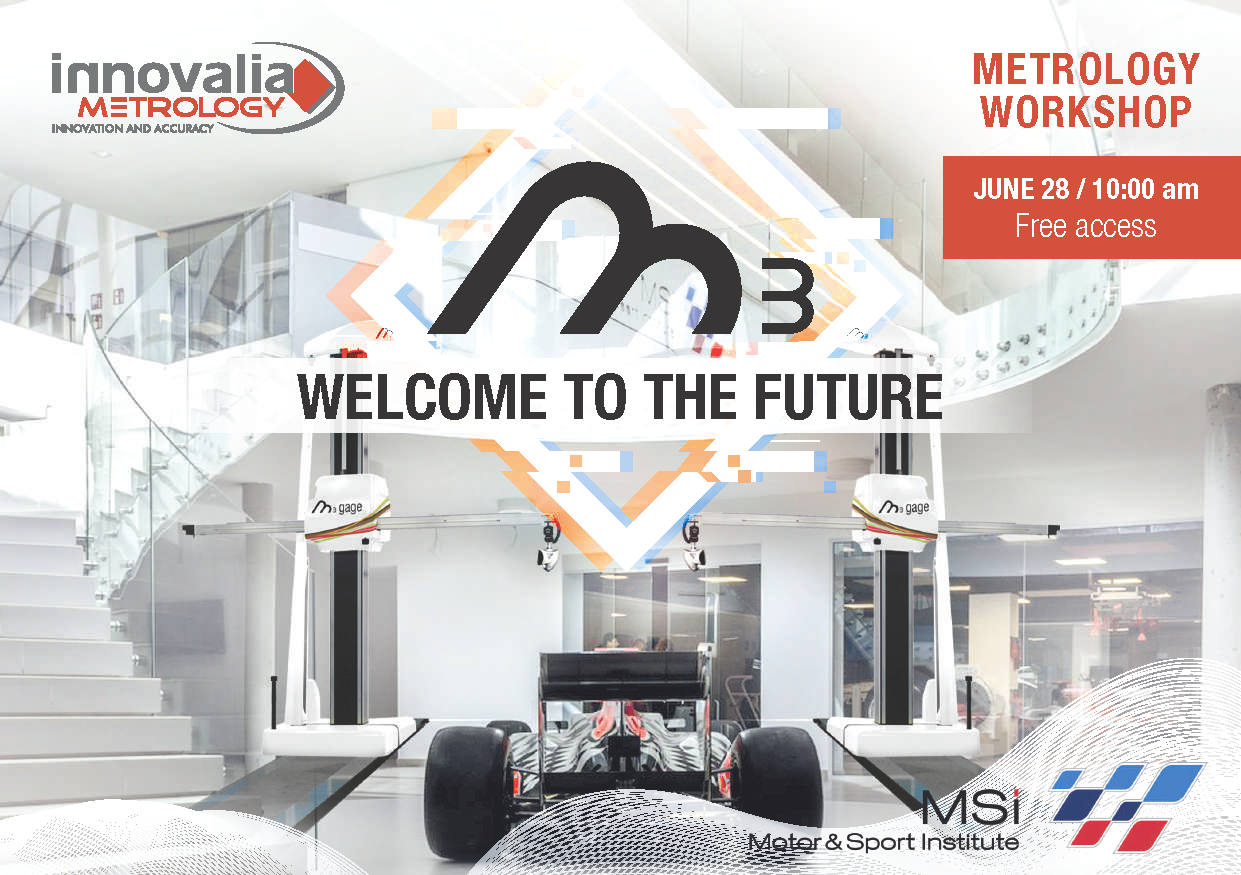 Innovalia metrology presentará todos sus productos en un despliegue de Metrología 4.0 organizado por el Motor&Sport Institute (MSI).