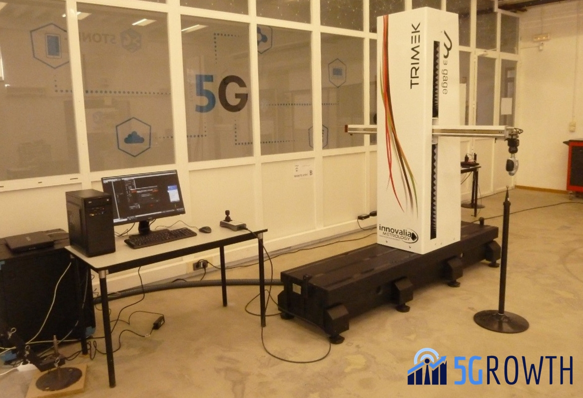 Innovalia Metrology installs a Vulkan CMM in the 5TONIC laboratory to explore the use of 5G for advanced Metrology applications