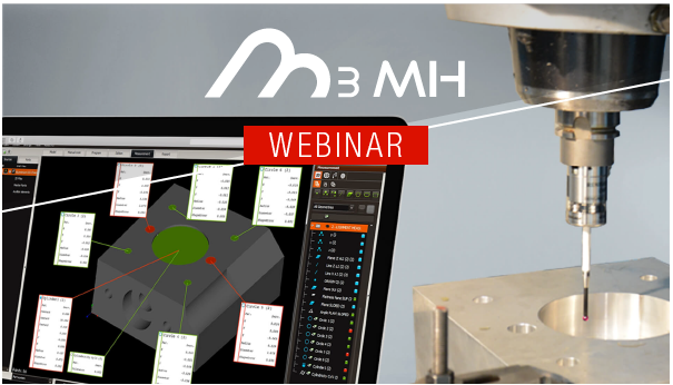 We relaunch our webinars on M3MH, the machine tool measurement solution, sharing functionalities and new capabilities.