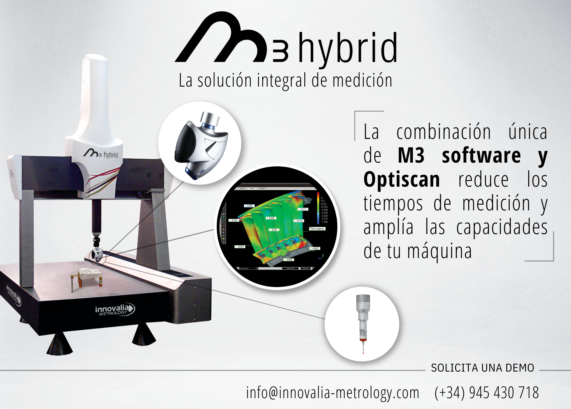 M3 Hybrid: Solución de medición dimensional avanzada para la industria